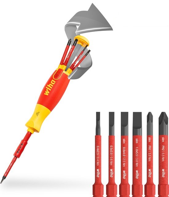 TOOL SET electrician (Wiha 38613) 6 pcs, 1000V