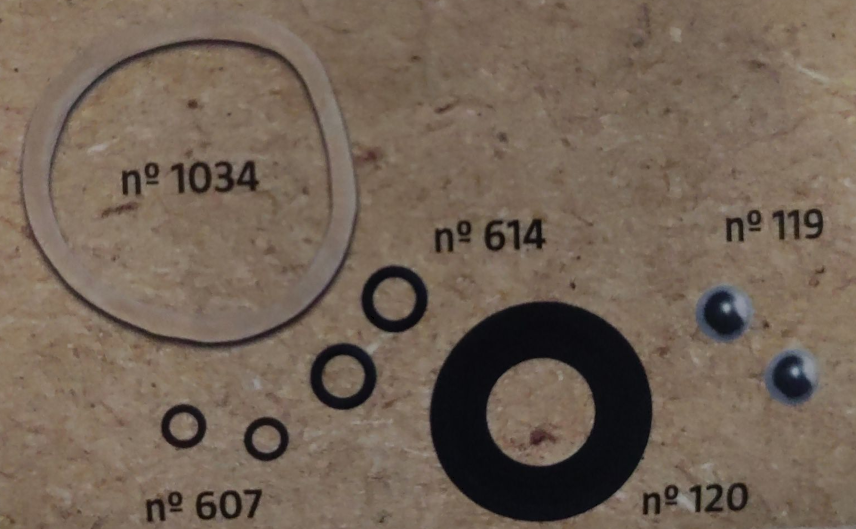 (sprayer IK-12 BS) REPAIR NECESSITIES, set