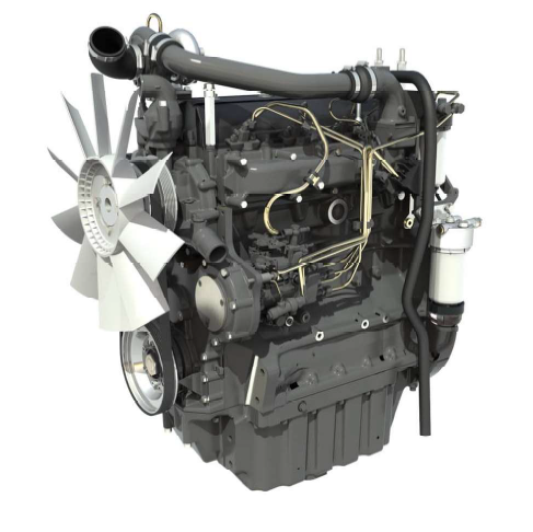 (Massey Ferguson 4708) ENGINE, 4.4L, 4-cylinder,turbocharged