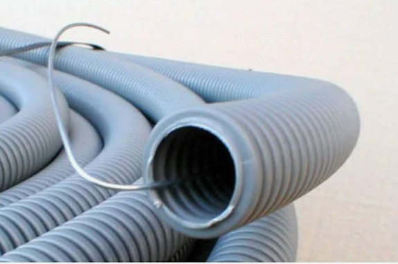 CABLE SHEATH, PVC, Ø13mm + pulling wire, roll of 100m