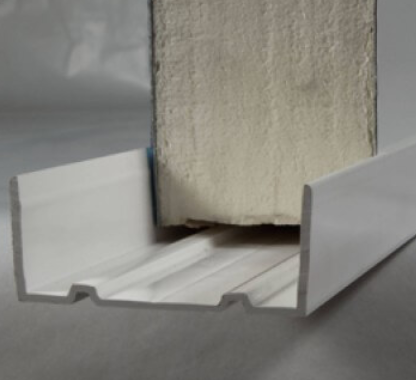 U PROFILE, PVC, 60x3000mm, for floor