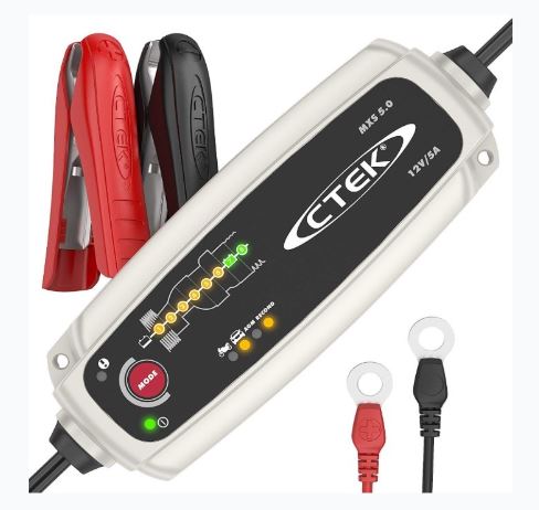 BATTERY CHARGER (CTEK MXS 5.0) 12V/5A, in 230V, auto/moto