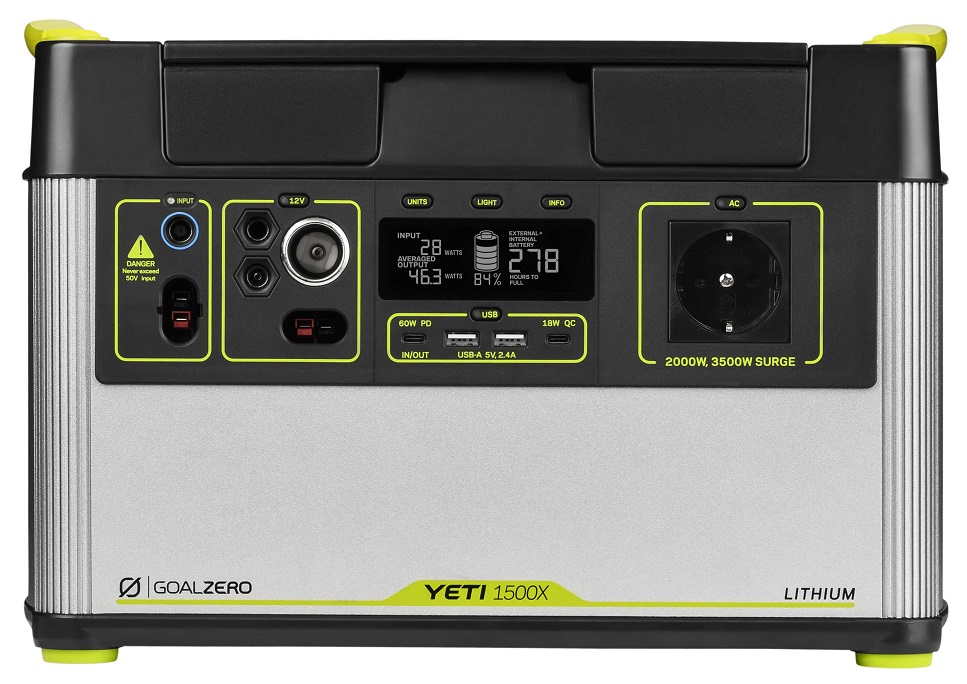POWER STATION (Goal Zero Yeti1500X) 1500Wh, EU version