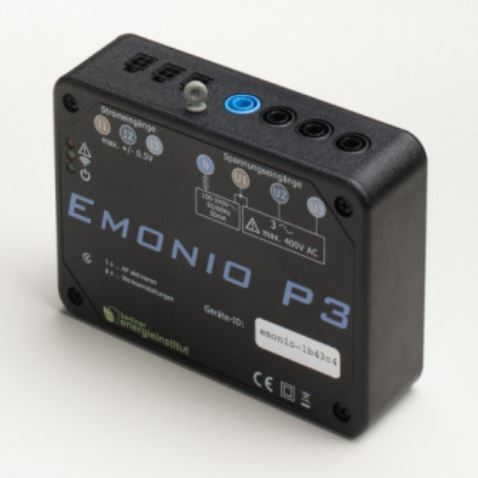 POWER LOGGER (Emonio P3 + temp.) 3 phase, 32GB