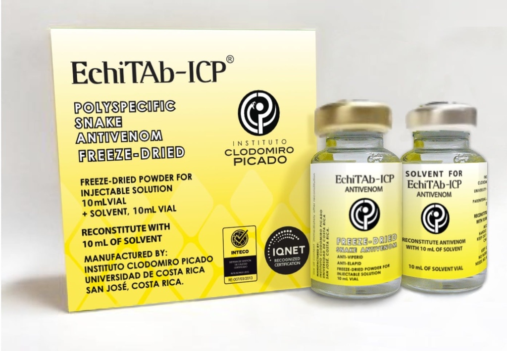IMMUNOGL. SNAKE ANTIVENOM, Africa (EchiTab-ICP) pwd+dil vial
