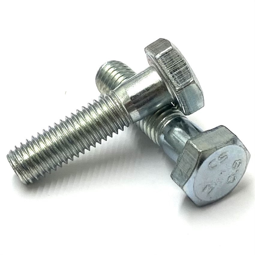 BOLT, zinc plated, M10x45mm, hexagonal head