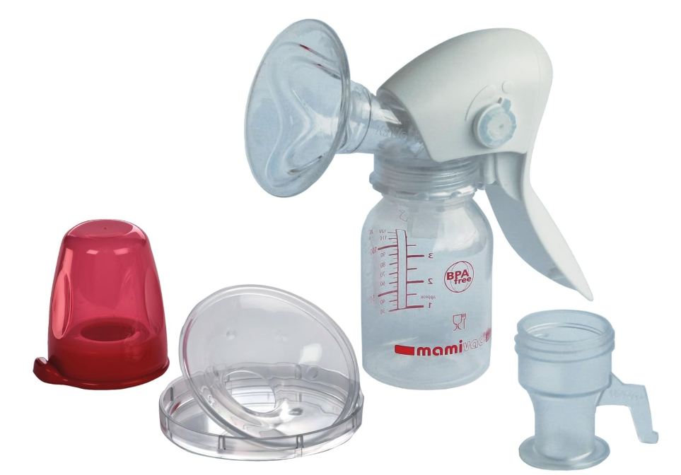 BREAST PUMP, manual, plastic