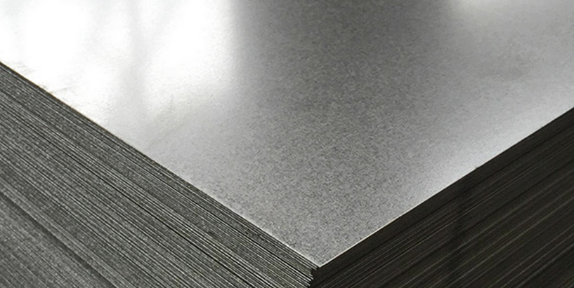 SHEET plain, iron galvanised, 100x200mm, 32G 0.26mm