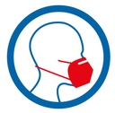 RESPIRATOR FFP2/N95 + IIR, unvalved, cup-shaped M