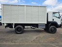 TRUCK 4x4 (ISUZU FTS34L) enclosed steel body, dual axle, RHD