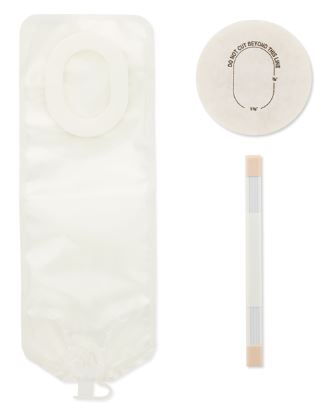 OSTOMY BAG 190ml + PLATE 0-22mm, drainable, Neonate