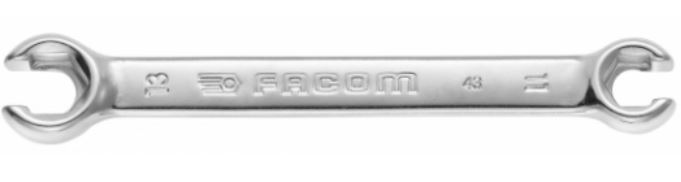 OPEN-END WRENCH, 10/11mm, metric, 44.10X11