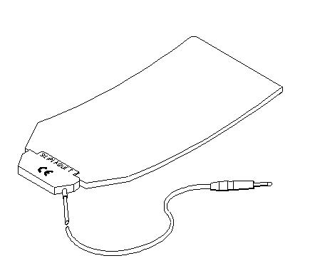 (MC2/SEAL) RETURN ELECTRODE,mono,adult+cable 5m,reus.V11IS1C
