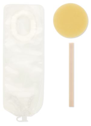 OSTOMY BAG 190ml + PLATE 0-22mm, drainable, Neonate