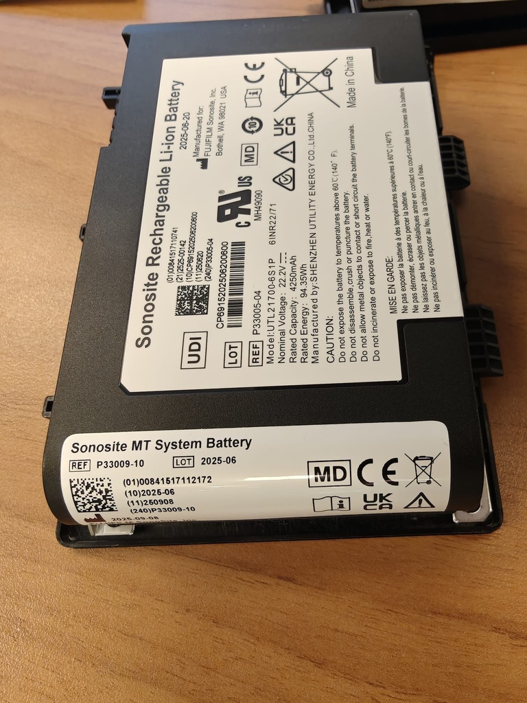 (Ultrasound Sonosite MT) SYSTEM BATTERY, P33009