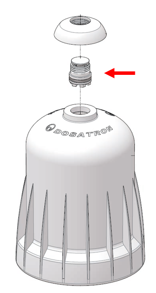 (Dosatron D3RE2) WASHER air release valve (MPDI184)