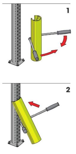 (upright-frame protector HDPE) INSTALLATION TOOL, 2 pcs