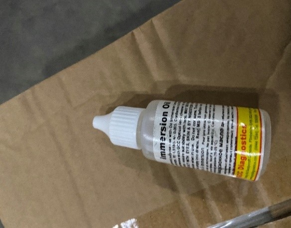 OIL, IMMERSION,  25 ml, dropper bottle