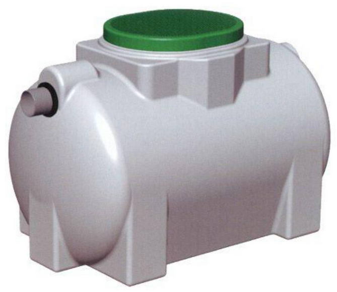 BAC DEGRAISSEUR toutes eaux, HDPE, 500l + clés