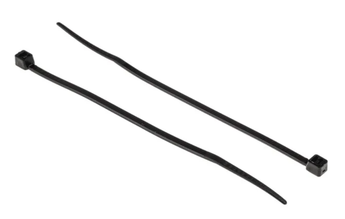 COLLIER, plastique, 6x300mm, tête auto-bloquante, noir