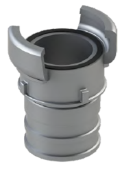 REDUCER HALF-COUPLING symmetrical, 3", notch reduced + lock