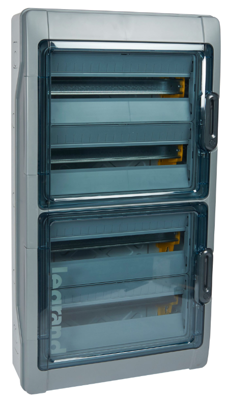 COFFRET ELECTRIQUE saillie, 4x18 mod., 448x822x161mm, IP65