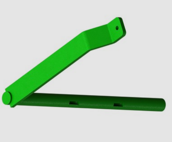 (Containex) GEAR UNIT with lever arm and cover plate