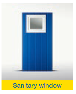 (Containex) SANITARY WINDOW with frame 780x650mm