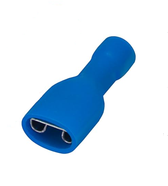 CONNECTOR full insulated, flat, 1.5-2.5mm², female