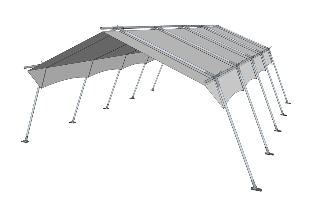 (tent multipurp. 45m²) ROOF PANEL, PE