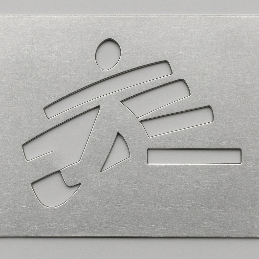 STENCIL PLATE MSF logo