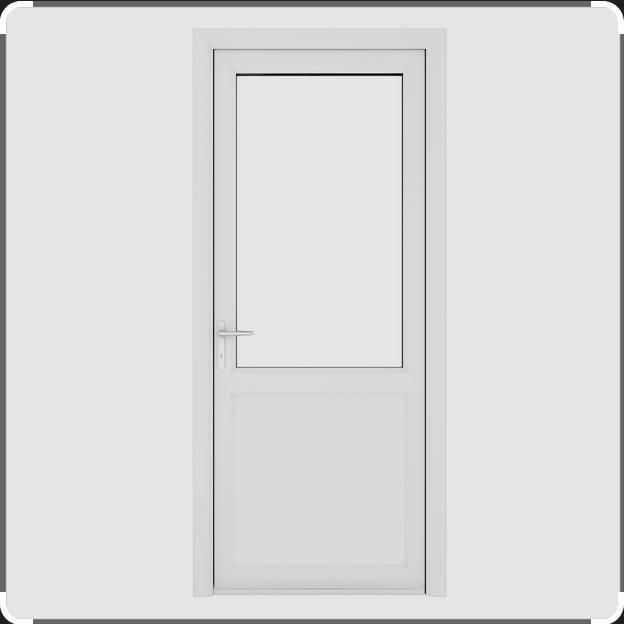 (Containex) HALF PANEL, right, white interior