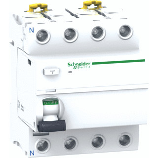 RCCB Asi-type (A9R37463) 63A 500mA, 4P delayed