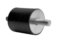 PLOT ANTI VIBRATOIRE, Ø20, hauteur 15, M6x18, mâle/mâle