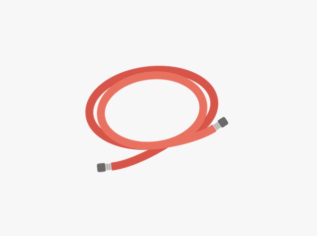 (Vulkeo ID180&ID300) FUEL HOSE Rilsan type, Ø12mm, L1m