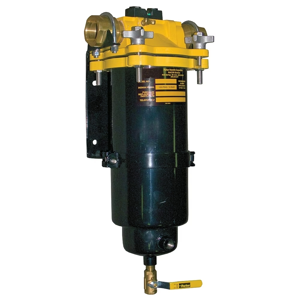 (Parker FBO-14-BKT-10FWS) ENS. FILT SEP. D'EAU 10µ + support