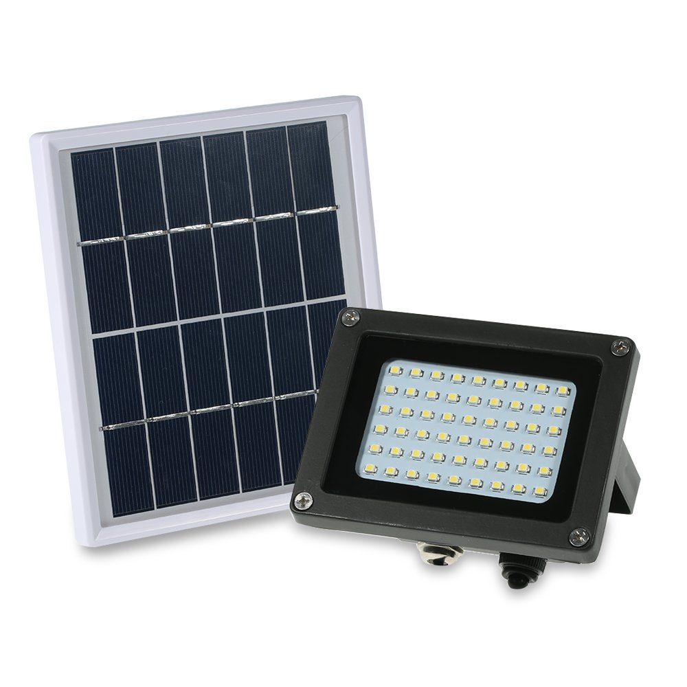 PROJECTEUR LED solaire, 400 lumen, 3.2W, autonome