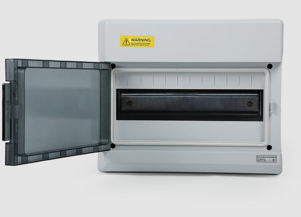 (Containex) COFFRET ELEC., 1 rangee, 12 modul., envir. humid