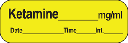 ETIQUETTE pour Ketamine, rouleau