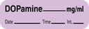 ETIQUETTE pour Dopamine, rouleau