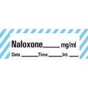 ETIQUETTE pour Naloxone, rouleau