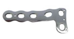 [STRY433054] L PLATE, 4 holes, 83 mm, right