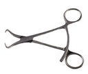 REPOSITIONING FORCEPS, with points 130mm