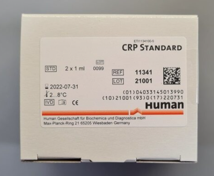 (spectrophotomètre) KIT, CRP standard 2 x 1ml 11341