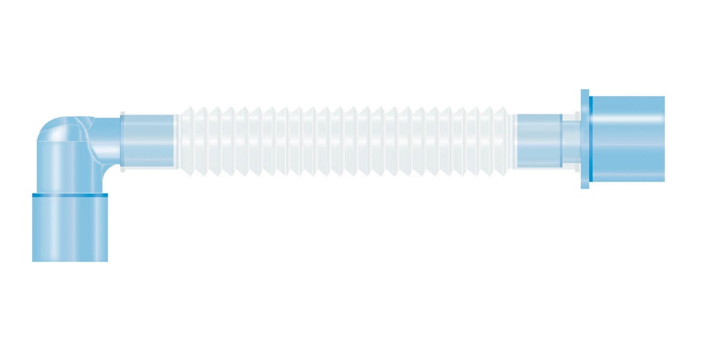 SUPPORT DE CATHETER, réutilisable, SI, coudé, 150mm