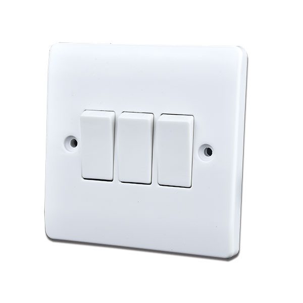 INTERRUPTEUR 3 groupes, 5A, 230V