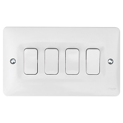 SWITCH 4 gang, 5A, 230V