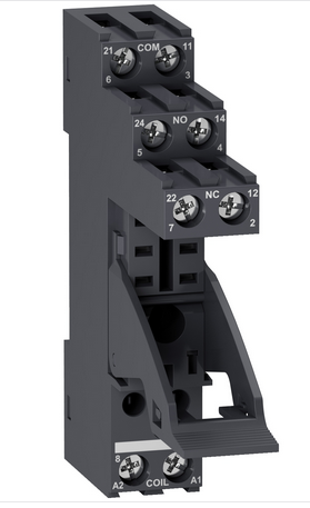(incinerator) RELAY HOLDER (Zelio, RGZE1S48M) 8 pins