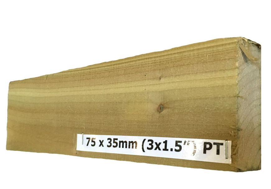 TIMBER, 1.5"x3"x10'
