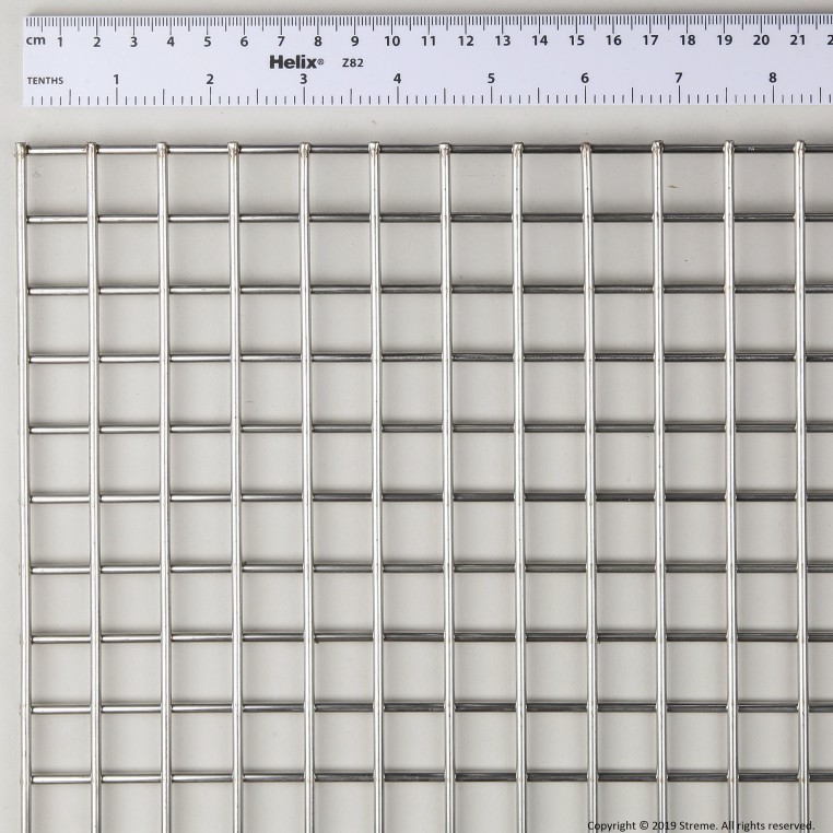 WIRE MESH, stainless steel, Ø 2mm, 5mm hole, metre